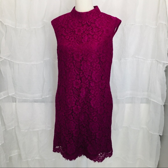 Donna Morgan Lace Shift Dress, sz 6 - Picture 3 of 9